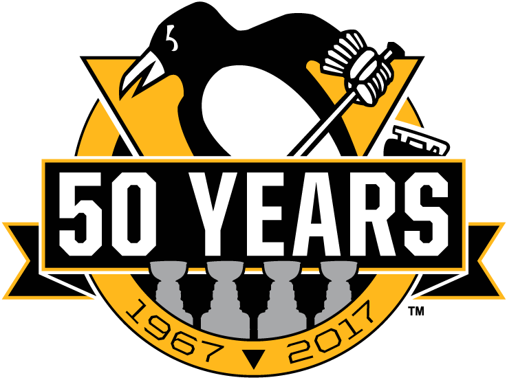 Pittsburgh Penguins 2016 17 Anniversa iron on paper